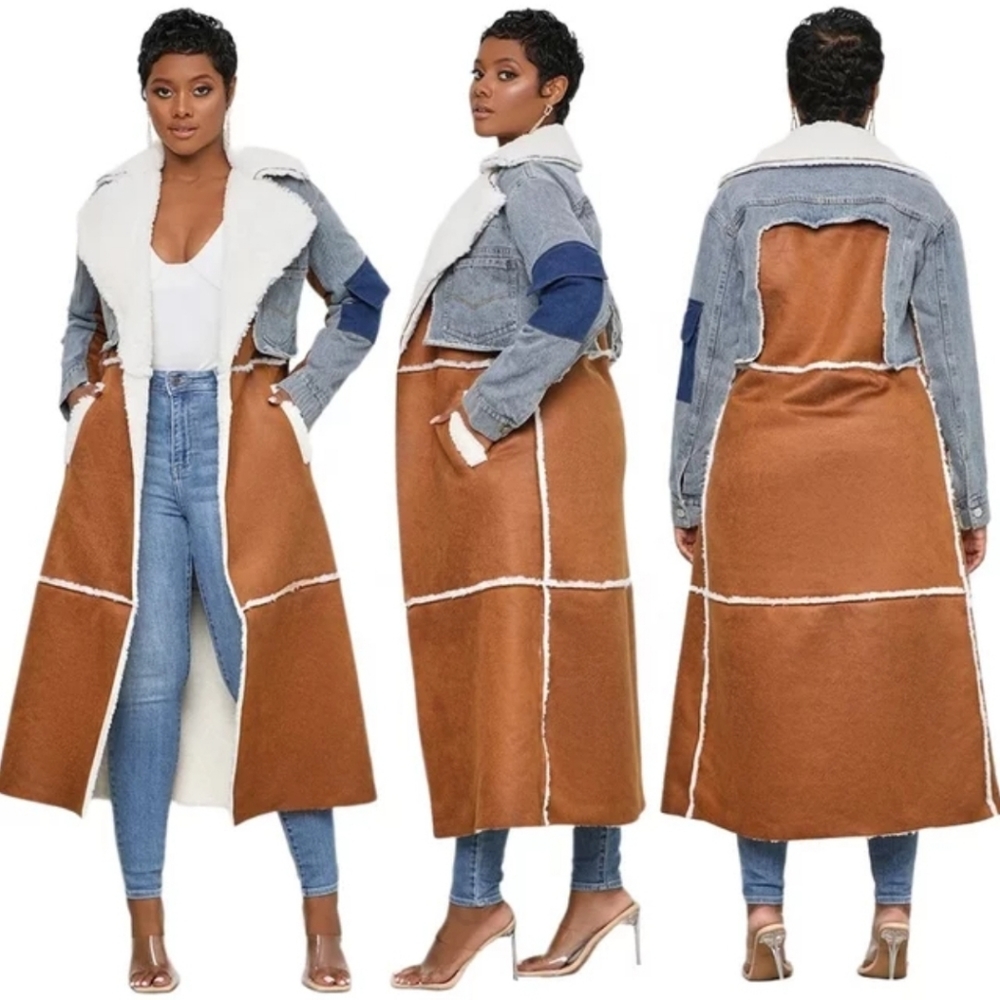 Women's Patchwork Coat